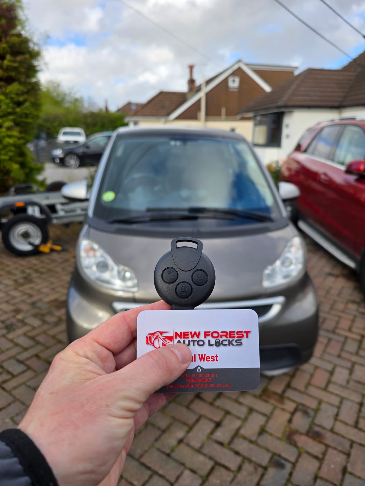 Remote key fob programmed by New Forest Auto Locks
