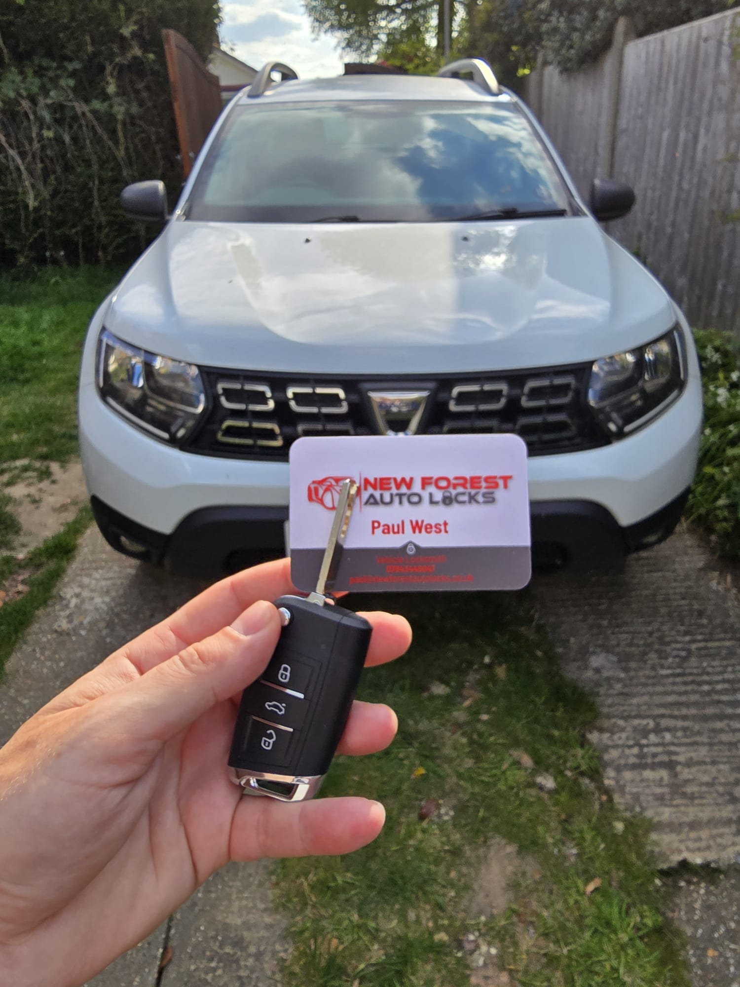 Lost key replacement — full programming completed at customer location