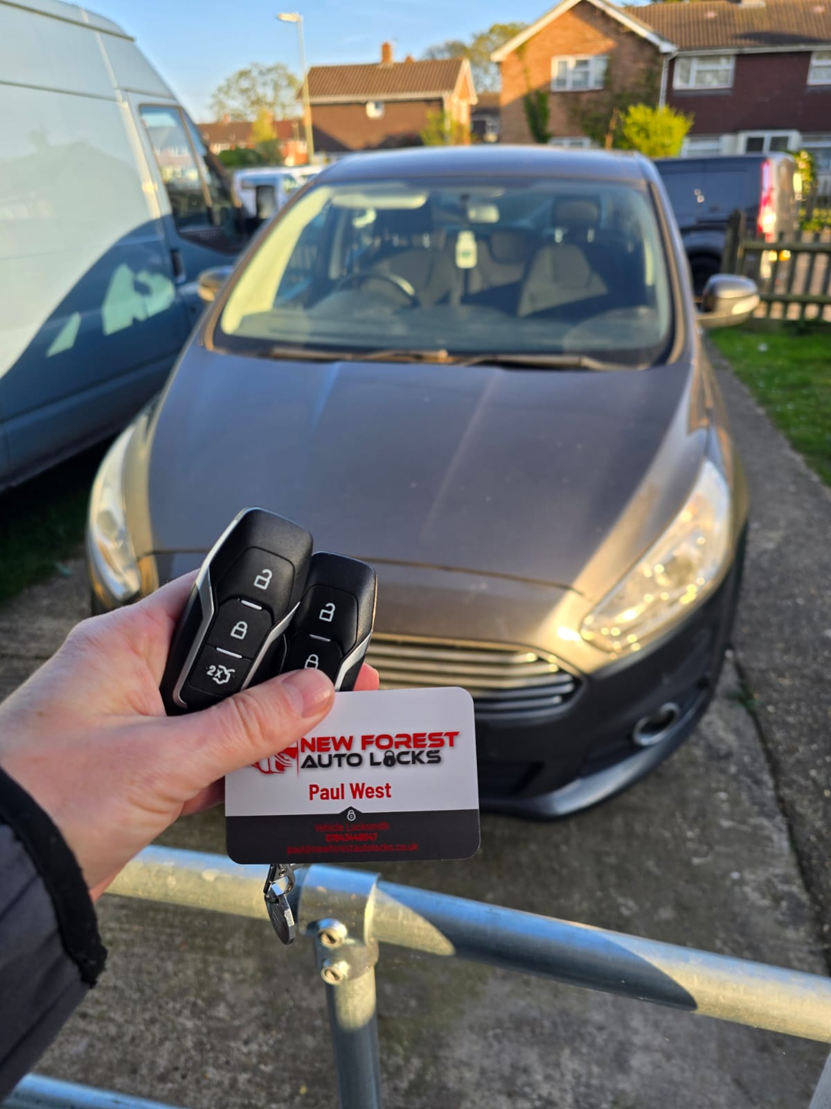 New Forest Auto Locks — finished job, customer back on the road